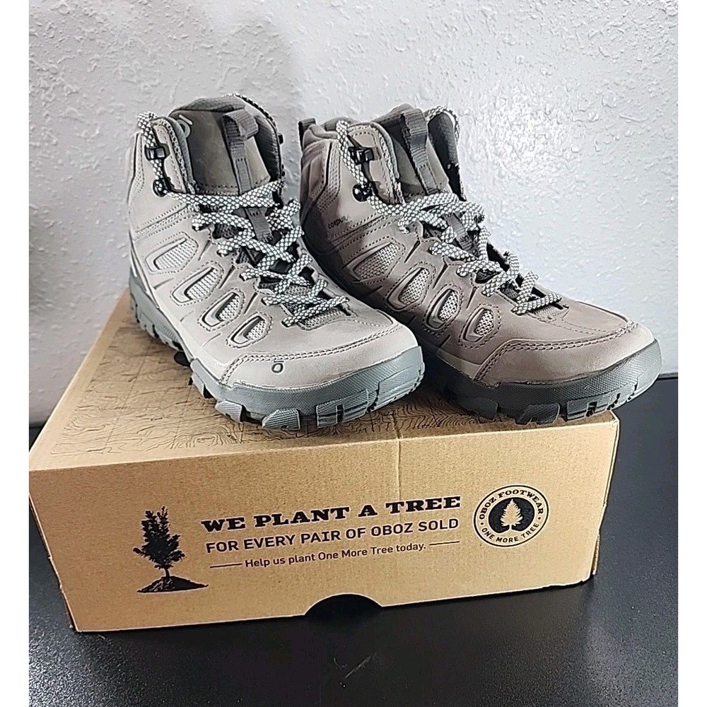 New Oboz Sawtooth X Mid B-Dry Waterproof Hiking Shoe‎ Boot Women's 8